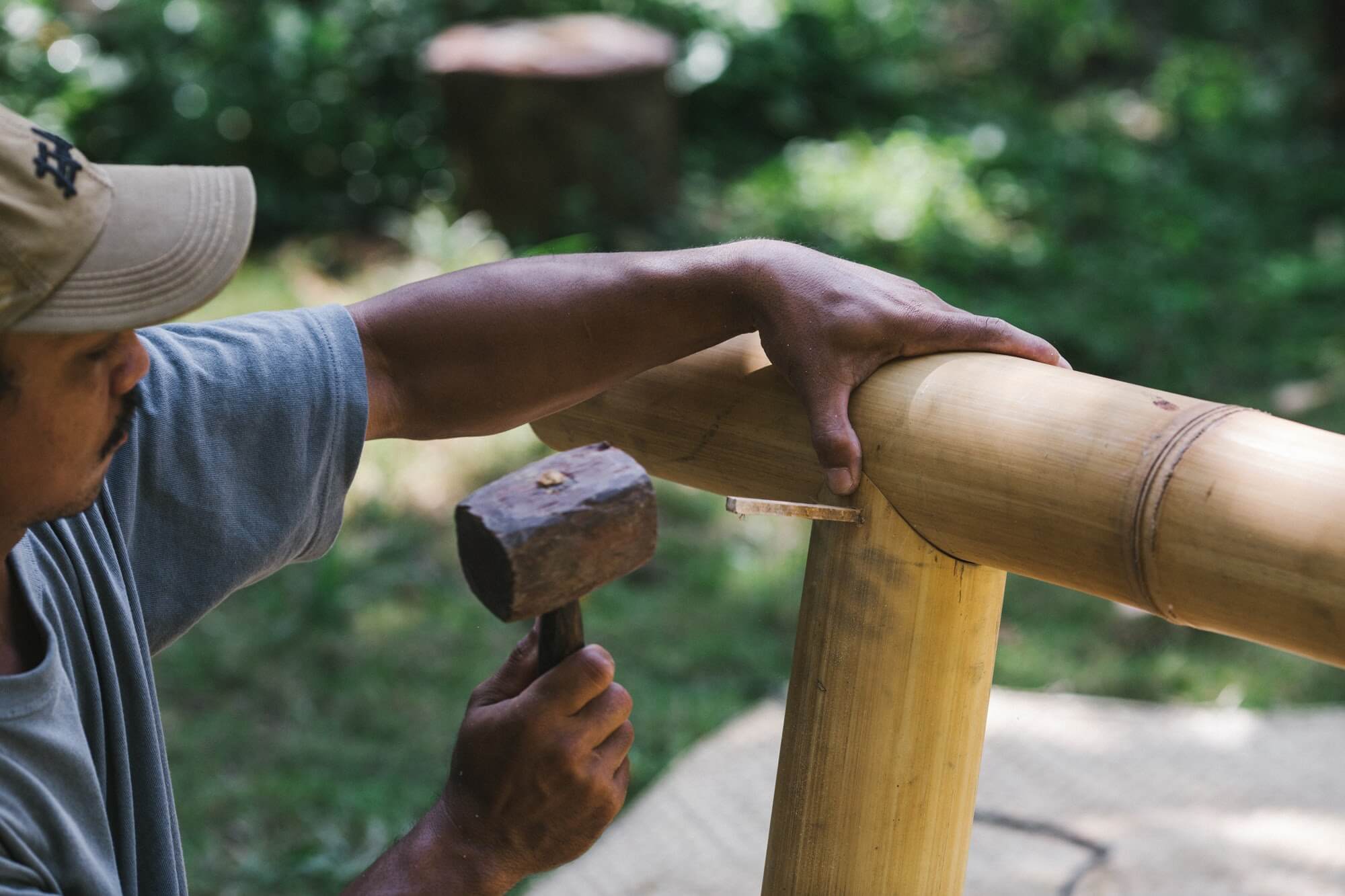 primitive bamboo knife