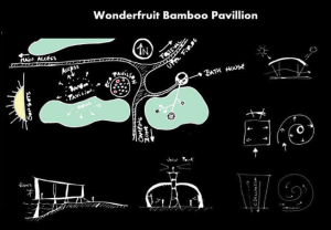 Bamboo Pavilion Concept Sketch