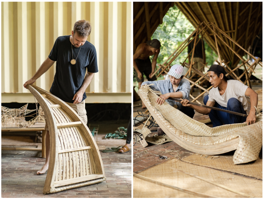 Bamboo Rocking Chair Making Process
