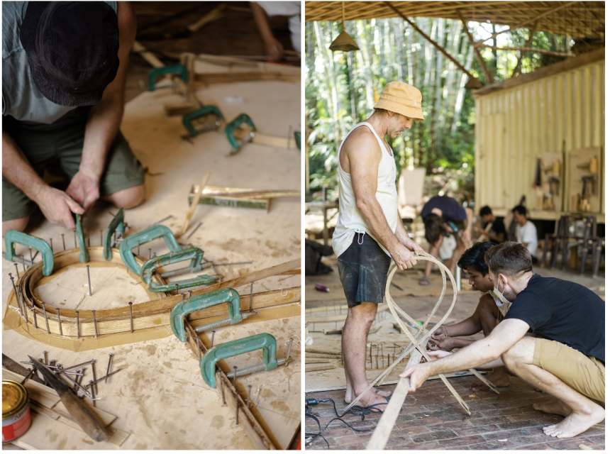 Bamboo Stool Making Process