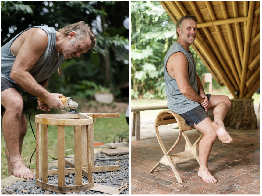 Bamboo stool deals