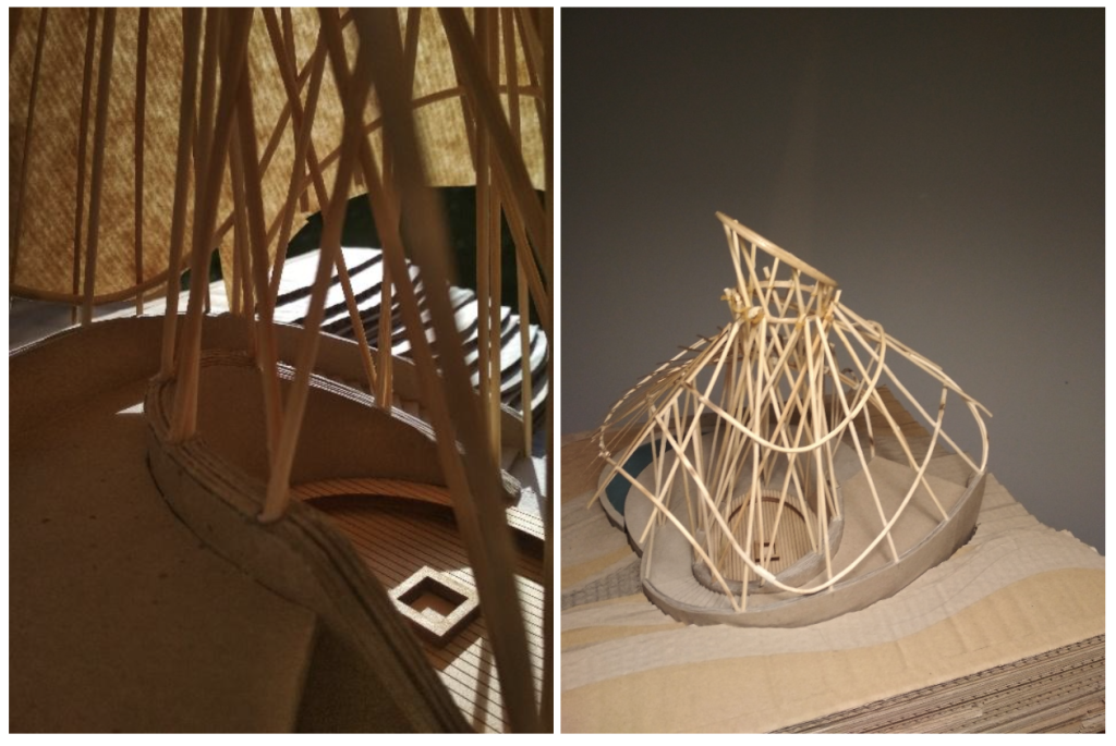 Bamboo Tea Pavilion Model Detail