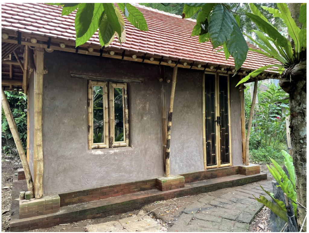 Limestone Wall and Terracotta tile roof