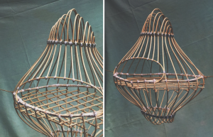 BAMBOO U Final Model ; Suspended Bamboo Dining Room by Melyssa Lim