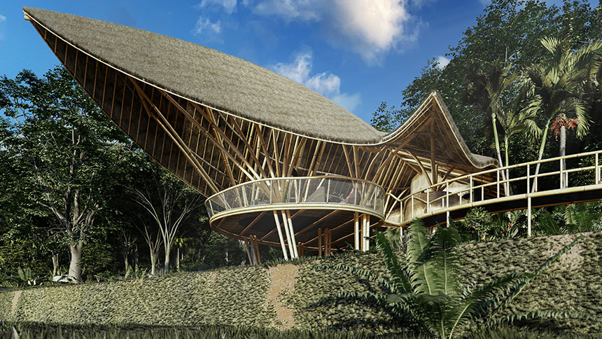BAMBOO U - 3D Model Render Facade View by Lucas Schlueter