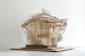 BAMBOO U - Designing A Bamboo Pavilion Inspired By Asian Bamboo Scaffolding Final Model by Bea Valdes