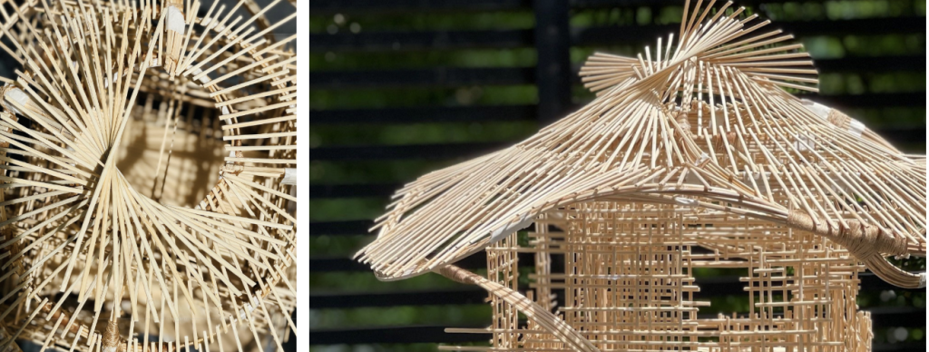 BAMBOO U - Designing A Bamboo Pavilion Inspired By Asian Bamboo Scaffolding Model Final and Detail by Bea Valdes