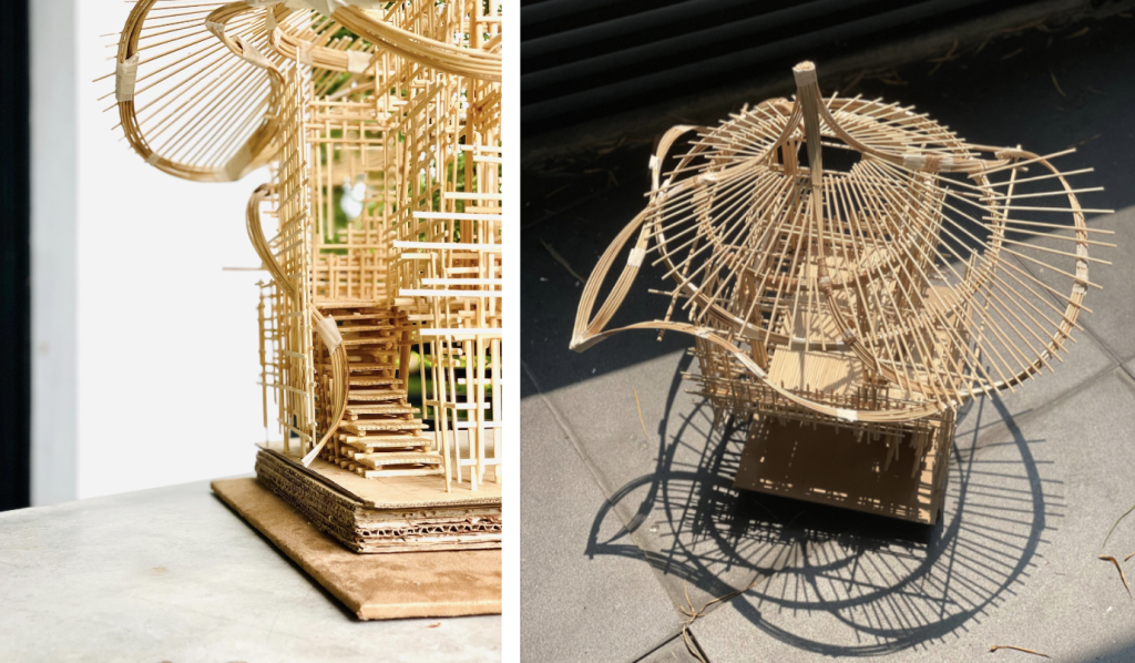 BAMBOO U - Designing A Bamboo Pavilion Inspired By Asian Bamboo Scaffolding Model by Bea Valdes (1)