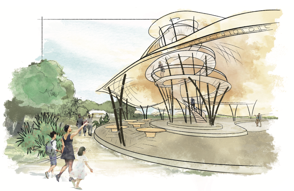 BAMBOO U - Green School Tulum Concept Image