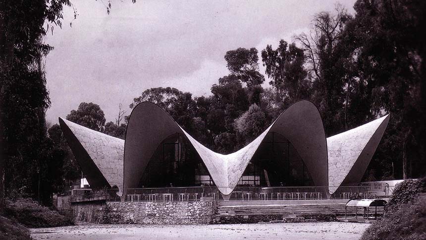 BAMBOO U - Image of Los Manantiales by Felix Candel.