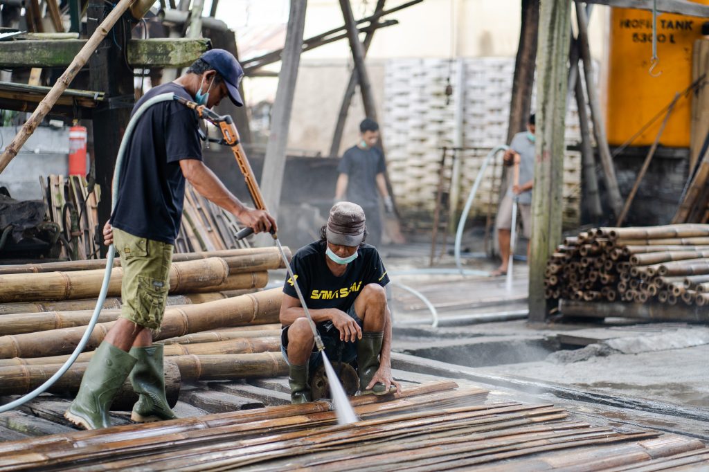 BAMBOO U - Bamboo Washing Process at Bamboo Pure