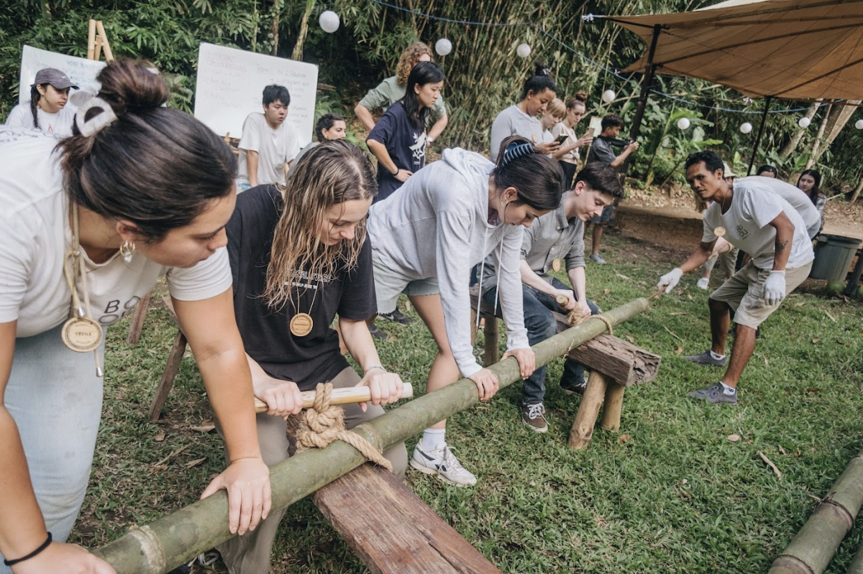 BAMBOO U - Piercing a Bamboo Pole