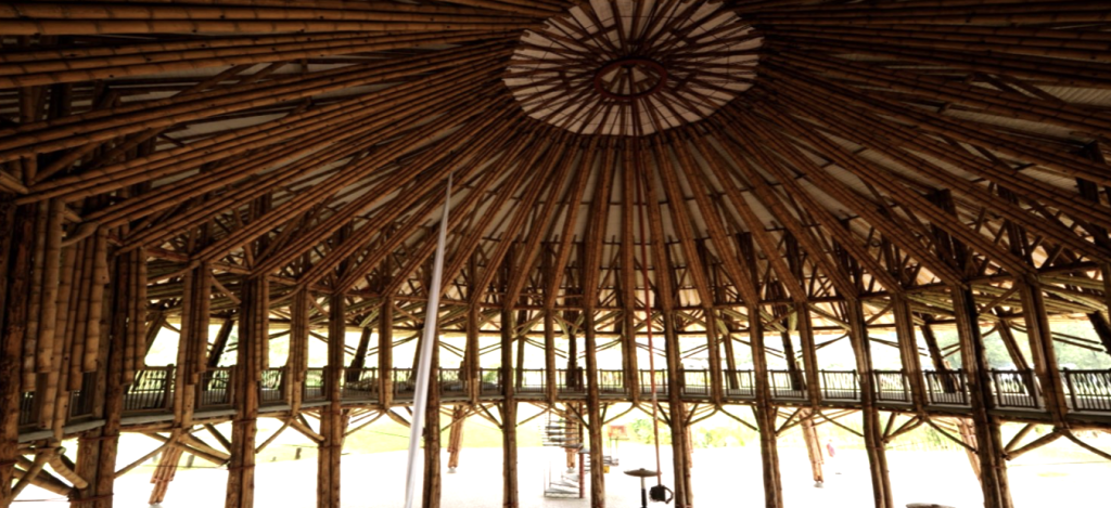 BAMBOO U - The ZERI Pavillion from the inside (Simon Velez GIGAGRASS)