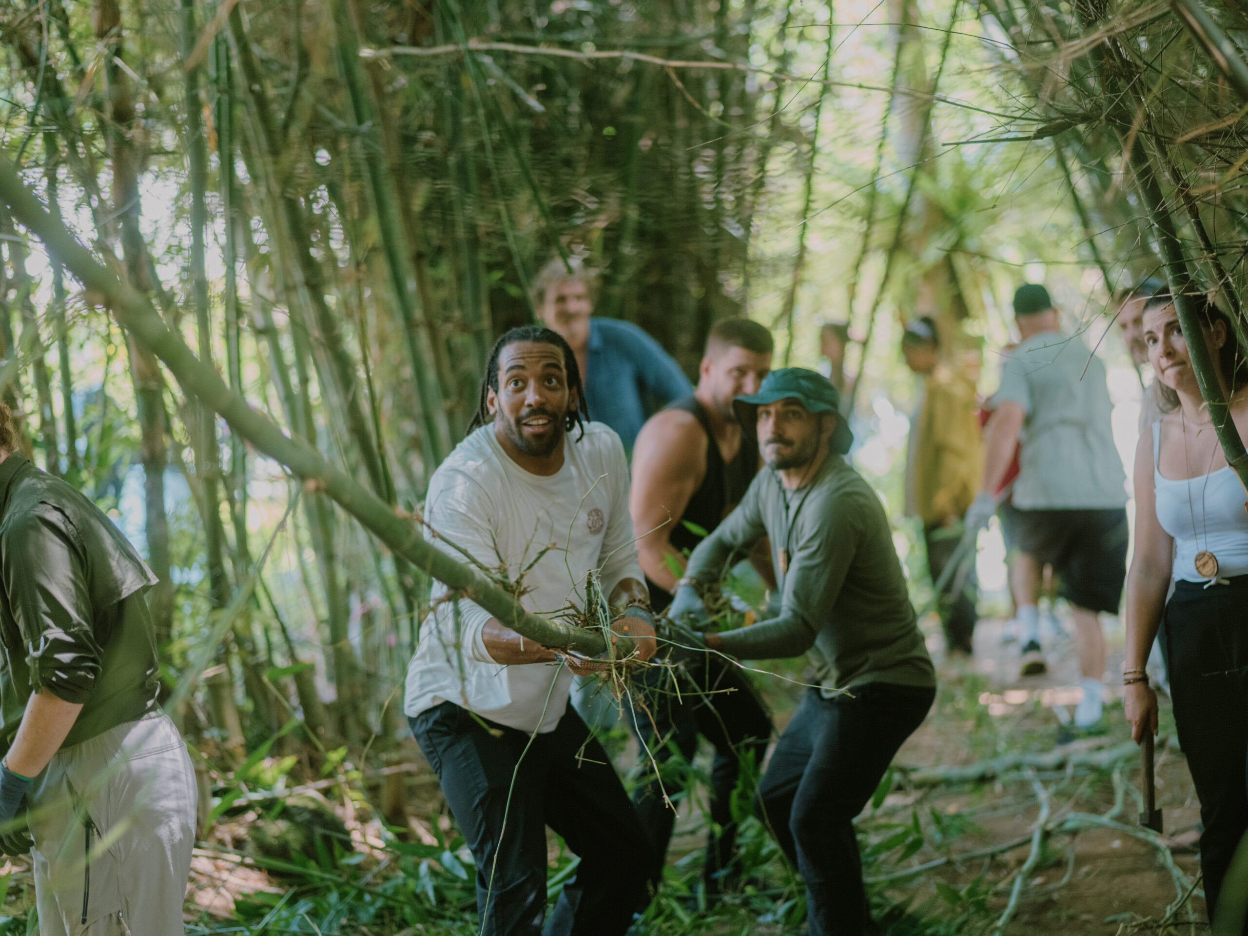 Architect Jean Renaud at Bamboo U in Bali, 2025